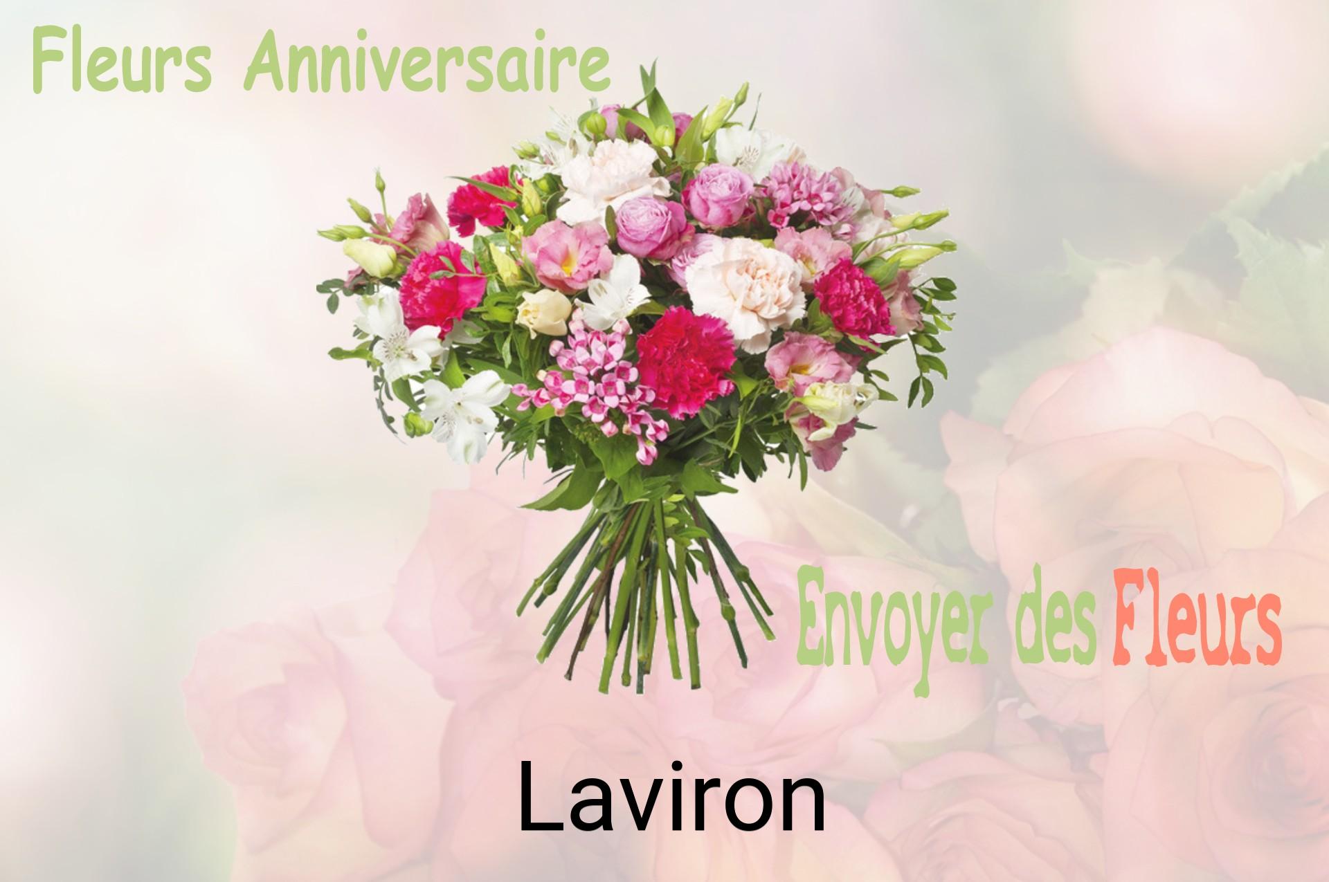 Bouquet de fleurs d’anniversaire livré à Laviron